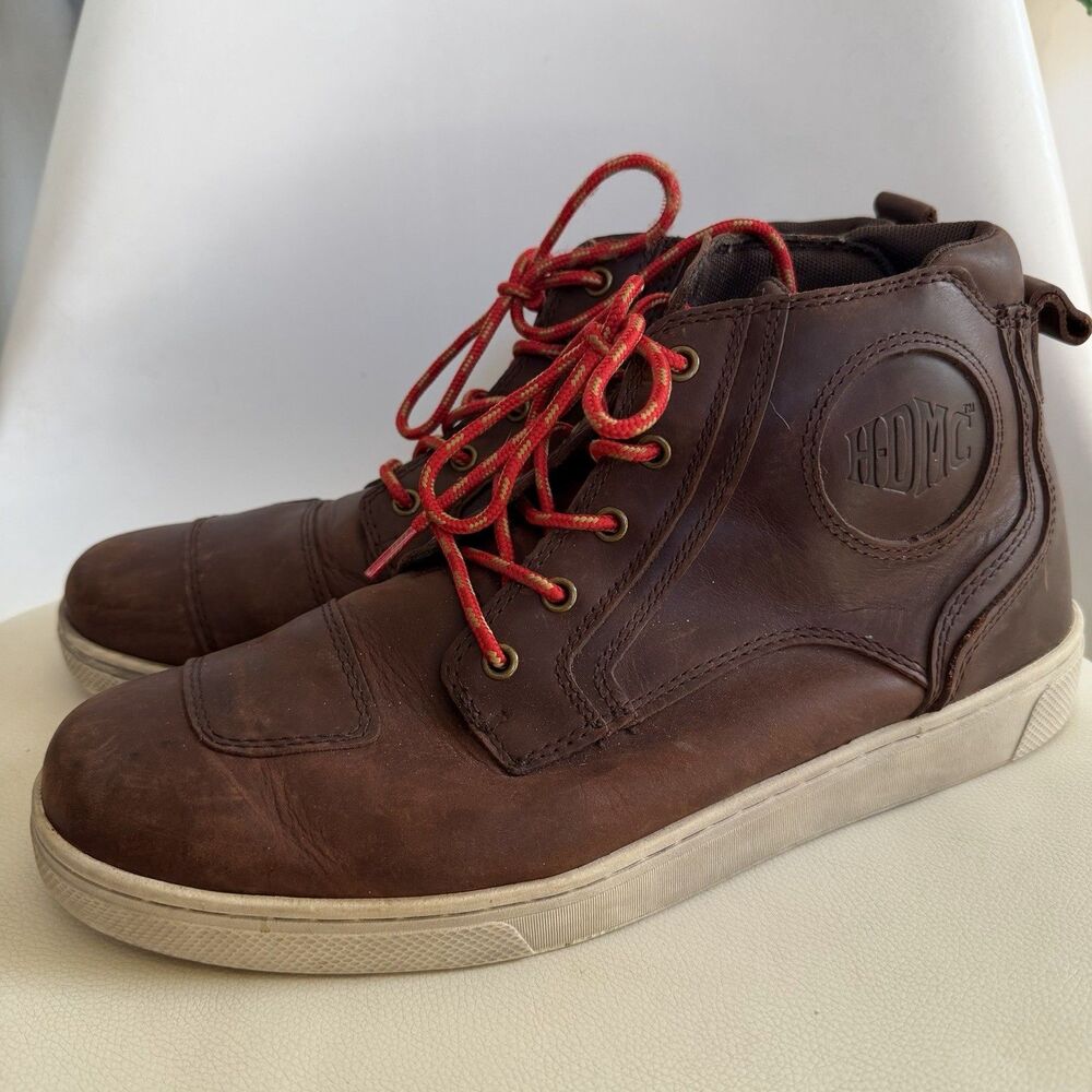 Harley Davidson Mens Bateman Ankle Pro Leather Riding Boots Shoes Size 11.5